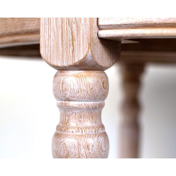 Обеденный раздвижной овальный стол Еcolife Еurope I-OT из выбеленного массива дуба — изображение 3