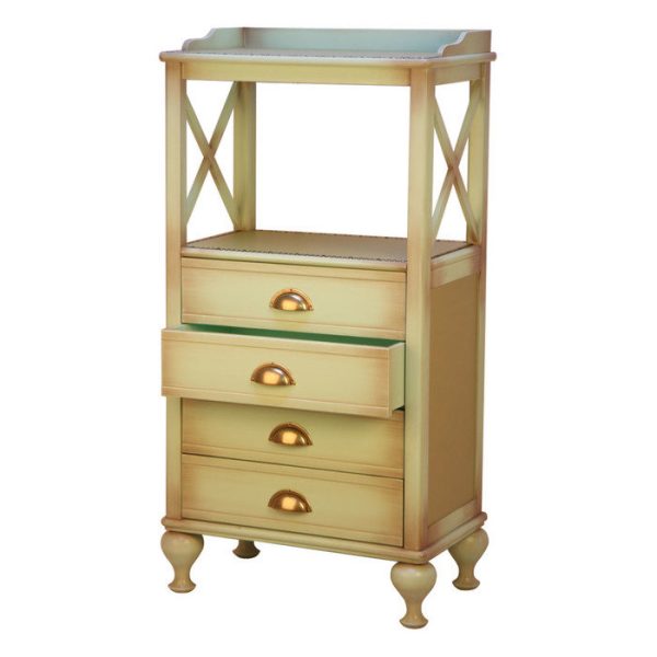 Этажерка Верона - 4 Д с четырьмя нижними выдвижными ящиками — изображение 2