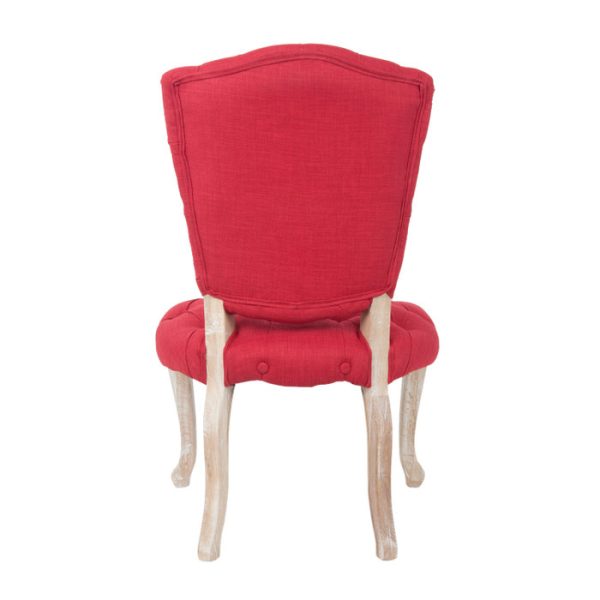стул с мягкой обивкой Gamila red — изображение 3