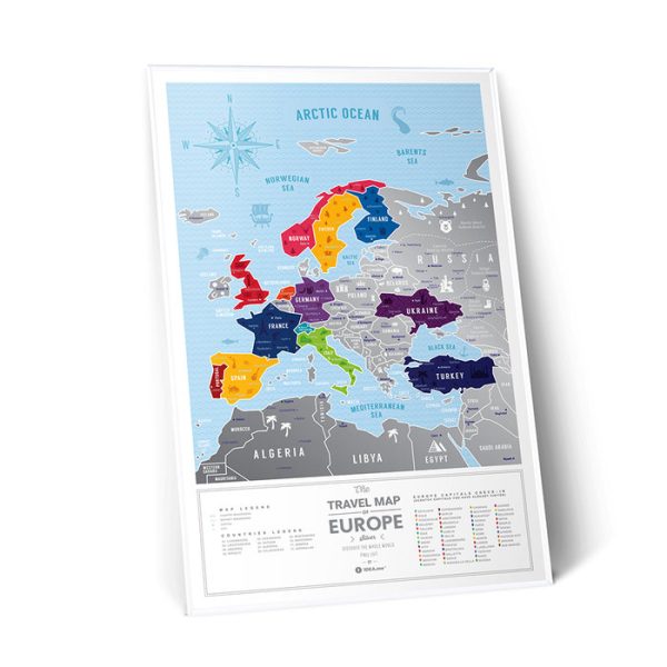 Карта travel map silver europe — изображение 8