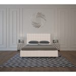 Кровать Shining Modern с мягким изголовьем и прочным деревянным каркасом 200х200 см — изображение 8