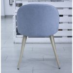 Голубой стул Томас с мягким сидением — изображение 4