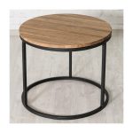 Журнальный столик Oslo из массива дуба и металла — изображение 2