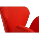 Кресло Swan Chair Красный Кашемир — изображение 2