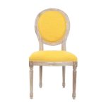 стул с мягкой обивкой Miro yellow