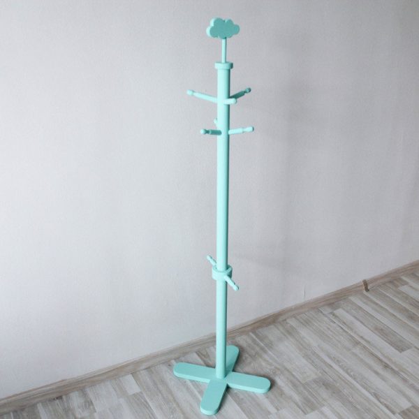 Детская вешалка на ножке бирюзовая — изображение 2