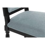 стул с мягкой обивкой  Overture Лён Голубой — изображение 4