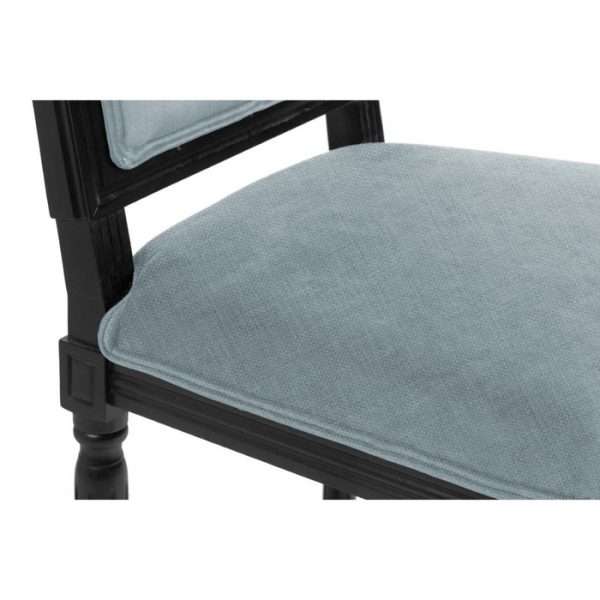 стул с мягкой обивкой  Overture Лён Голубой — изображение 4