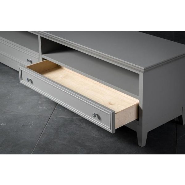 Тумба ТВ широкая с двумя ящиками — изображение 7