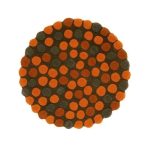 Круглый ковер NOW CARPETS Francesc Rife Adok диаметром 100 см