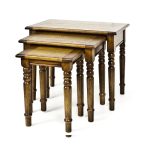 Журнальный столик тройной Еcolife Еurope из массива дуба — изображение 2