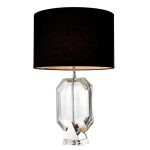 Настольная лампа  Emerald с черным абажуром