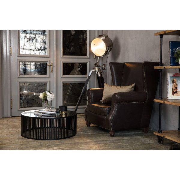 Журнальный столик АМСТЕРДАМ из стали и закаленного стекла — изображение 2