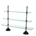 Стеллаж  Rack Talbot с полками из плотного прозрачного стекла