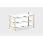 ТУМБА ПОД ТВ Latitude SAGA GLASS SET 002 светлый ясень
