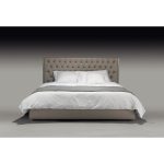 Кровать Letto GM 16 с обивкой из экокожи или велюра стандарт 140х200 см