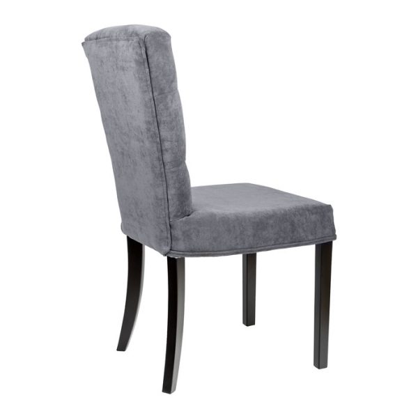 стул с мягкой обивкой Grace Тёмно-Серый Микровелюр — изображение 4