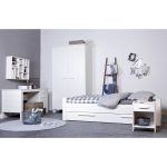 Кровать  ROBIN BED PINE BRUSHED WHITE — изображение 5