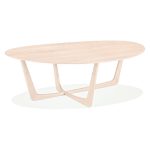 Стол журнальный  Sanders из массива дуба светлый