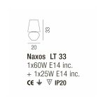 Настольная лампа Vistosi NAXOS из стекла — изображение 3