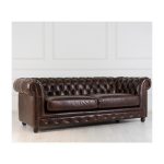 Диван из экокожи Chesterfield