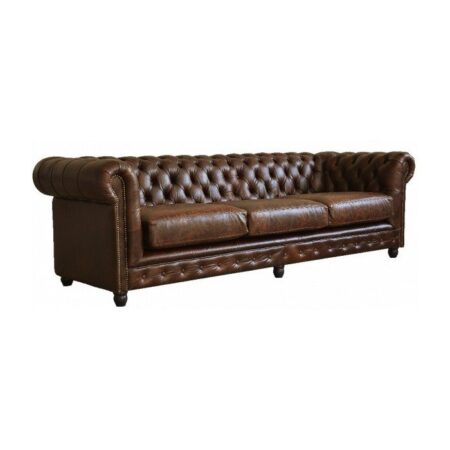 Кожаный диван Chesterfield