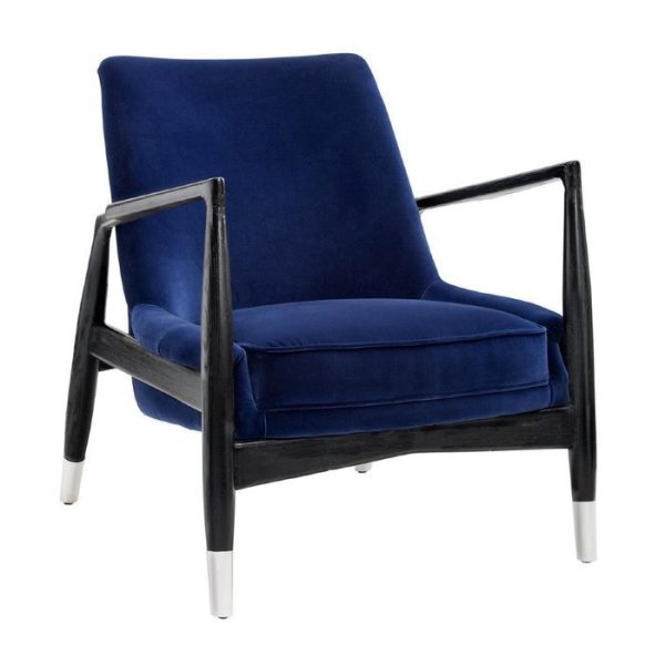 2223product_gallery_photo_4a07e066-a223-4beb-bacc-52ac3c254a5d.jpg Кресло Blue Drop с обивкой из темно-синей ткани  — изображение 1