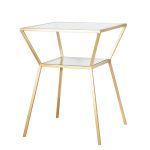 Кофейный столик из металлического каркаса