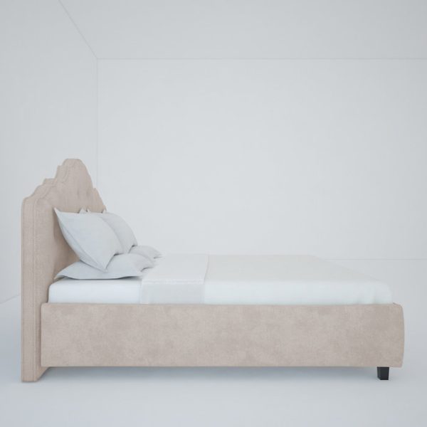 Кровать Palace 180x200 см Велюр Серый — изображение 5