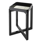 Приставной кофейный столик Leith с зеркальной столешницей 