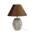  Настольная лампа Sporvil с коричневым абажуром