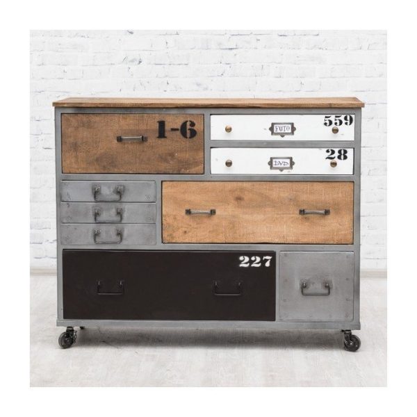  комод на колесиках в индустриальном стиле Maverick — изображение 2