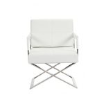 Кресло Aster X Chair Белая Кожа
