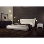 Кровать Letto с обивкой из экокожи или велюра 180х200 см