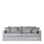 Диван из серого текстиля Sylvie Sofa
