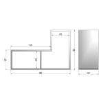 Секция стеллажа  TETRIS STACKABLE CABINET WHITE — изображение 4