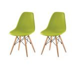 Набор из 2-х стульев Eames зеленый