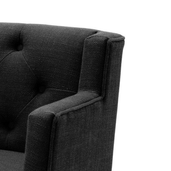 стул с мягкой обивкой  Chair Boca Raton черный — изображение 4