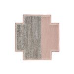 Ковер GAN Plait розовый 160х160 см