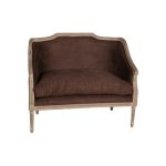 Диванетка с велюровой обивкой