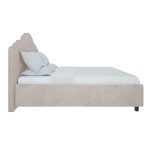 Кровать Palace 180x200 см Велюр Серый — изображение 3