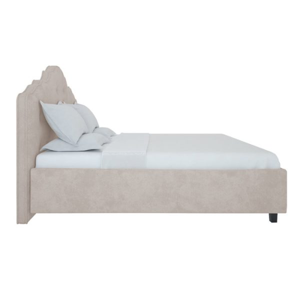 Кровать Palace 180x200 см Велюр Серый — изображение 3