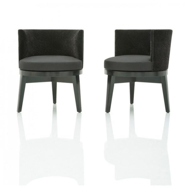 Кресло JNL Twist Armchair на деревянных ножках — изображение 3