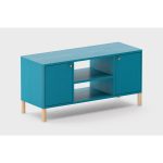 Тумба под ТВ Latitude SAGA EIDUR голубая
