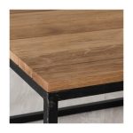 Журнальный стол Liverpool I из массива дуба и металла  — изображение 4