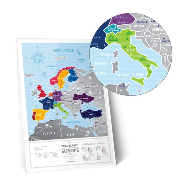 Карта travel map silver europe — изображение 7