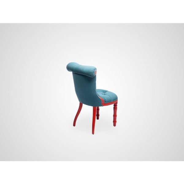 стул с мягкой обивкой из дерева махагони  — изображение 2