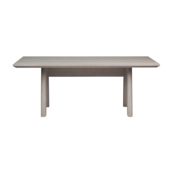 Стол обеденный с отделкой из натурального дерева — изображение 2