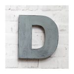  буква из металла ABC