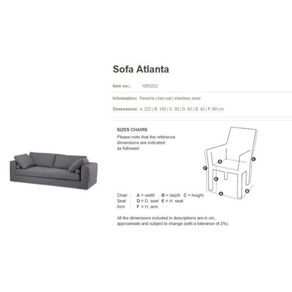 Диван  Sofa Atlanta   — изображение 2